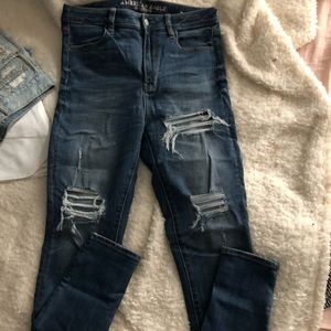 American Eagle skinny jeans.